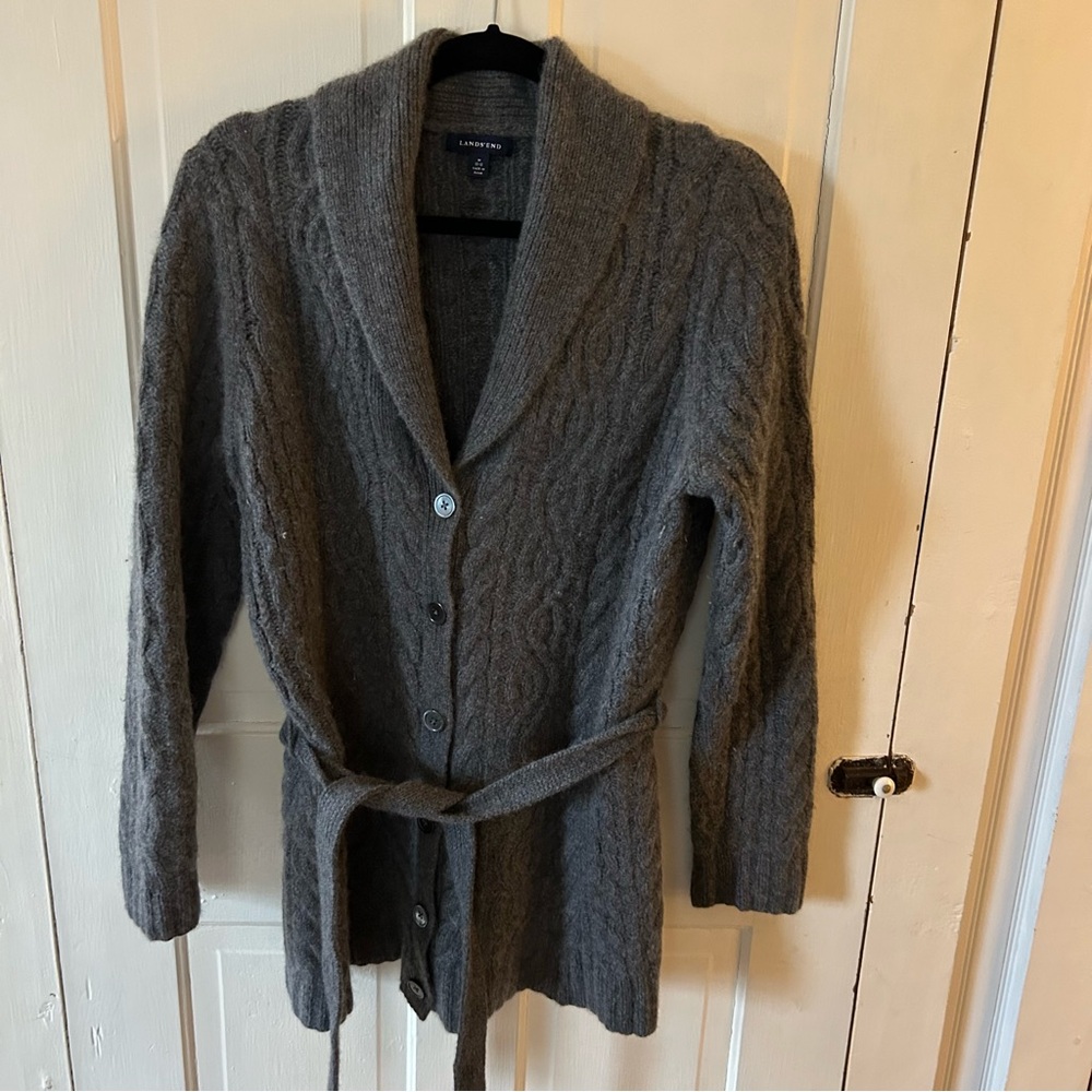 Lands End Cashmere Cardigan
